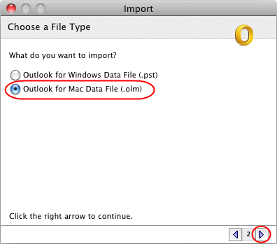 convert pst file into olm file for mac